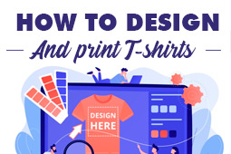 How to design and print custom T-shirts with your company logo