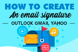 How to create an email signature with your logo on Outlook, Gmail, Yahoo