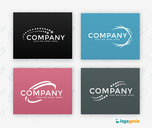 Shape design logo templates